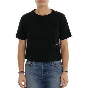 T-SHIRT CROP NERO